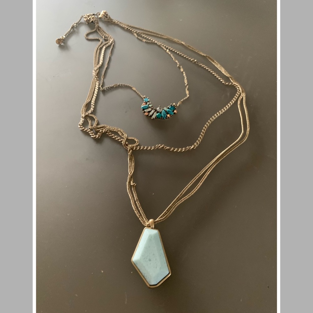 Chloe + Isabel triple layer convertible necklace